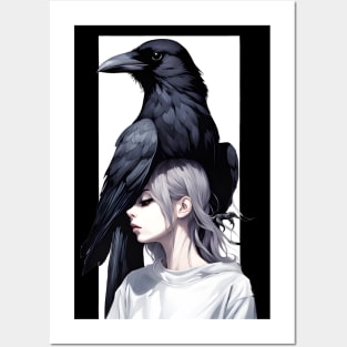 Raven Girl, Anime Art Posters and Art